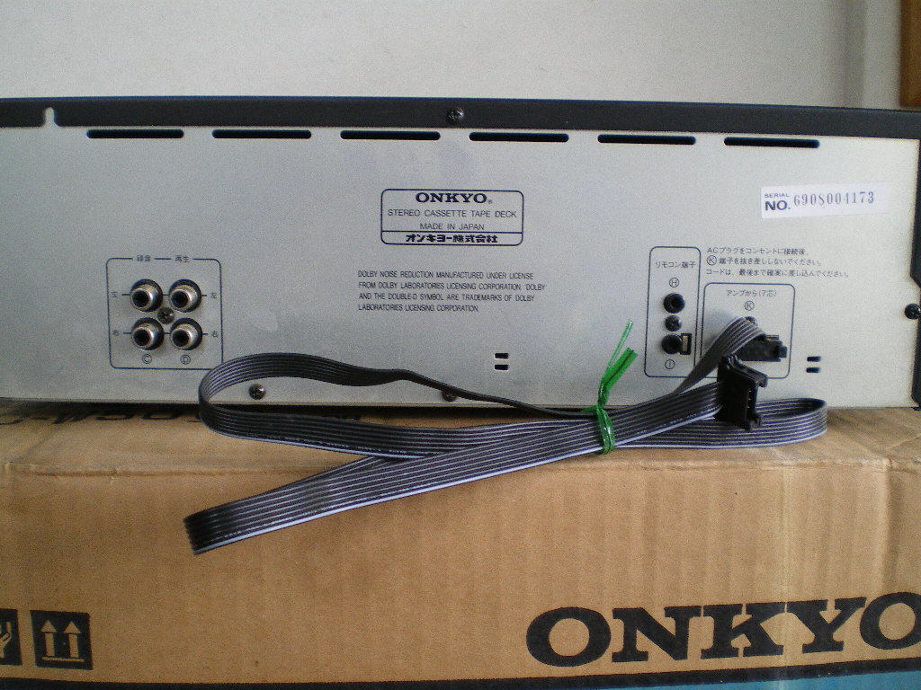 ★③　ONKYO PC-W50 カセットデッキ_画像6