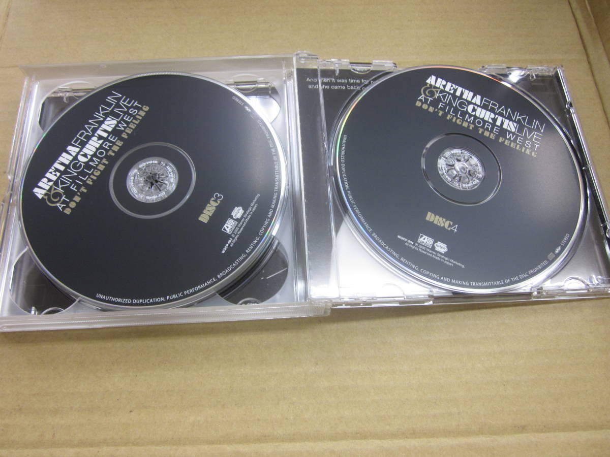 4CD/国内盤 SHM-CD WQCP-901～4/アレサ・フランクリン・アンド・キング・カーティス・ライヴ・アット・フィルモア・ウェスト～完全盤の画像4