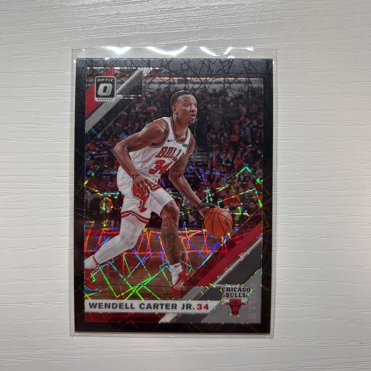 2019-20 Panini Donruss Optic Wendell Carter Jr. black laser prizm 39枚限定_画像1