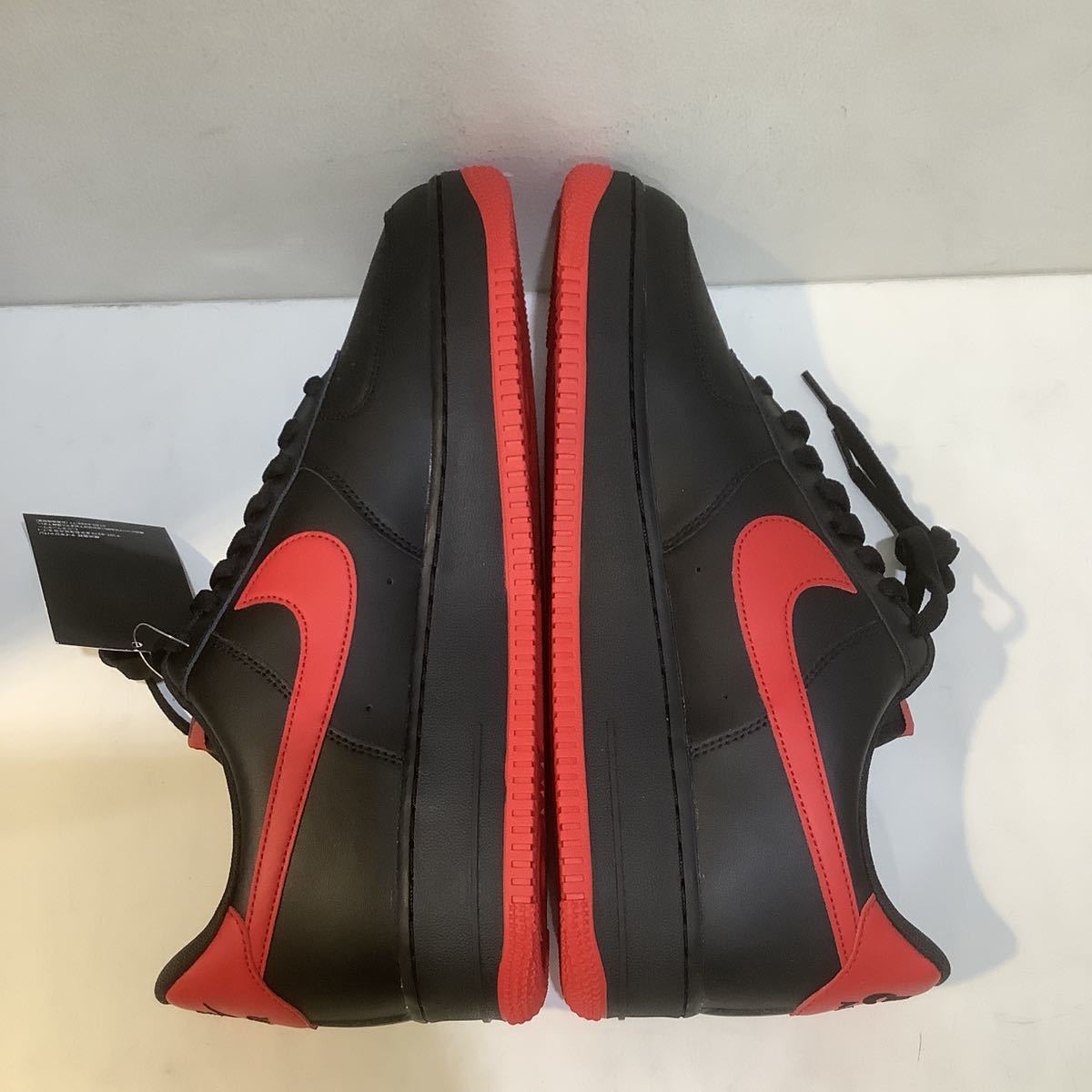 NIKE ナイキ AIR FORCE 1 LOW BLACK RED エア フォース 1 ロー ブラック レッド DC2911-001 サイズ30cm 617317_画像4