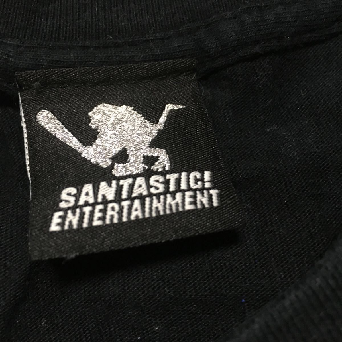 トーキョートライブ メラTシャツ 黒 Mサイズ SANTASTIC サンタスティック 井上三太 カッコいい！ さりげないデザイン_画像3