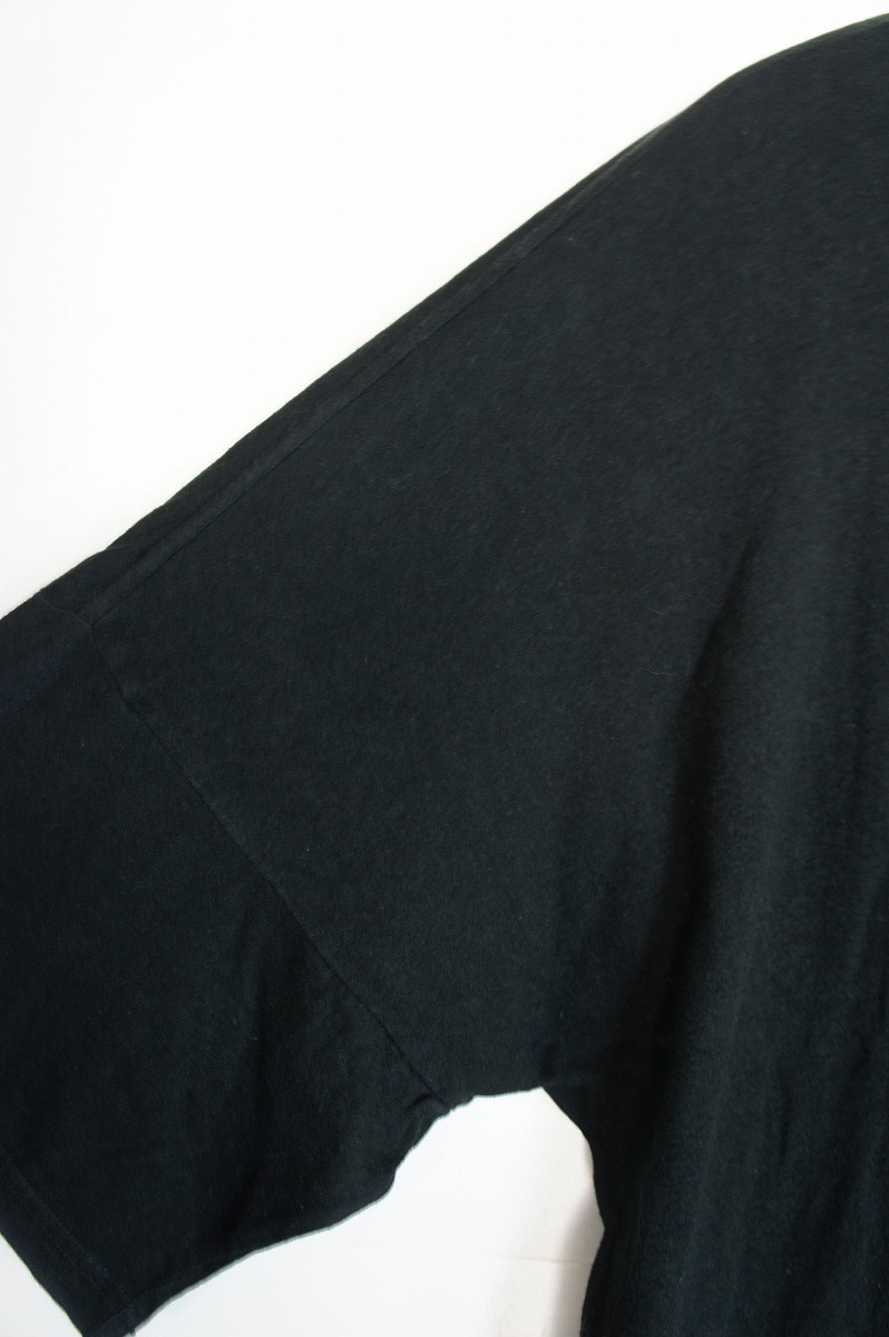 15SS UNUSEDアンユーズド US0927 Oversized T-Shirt ビッグシルエット オーバーサイズ ポケット Tシャツ 半袖カットソー 黒130N_画像5
