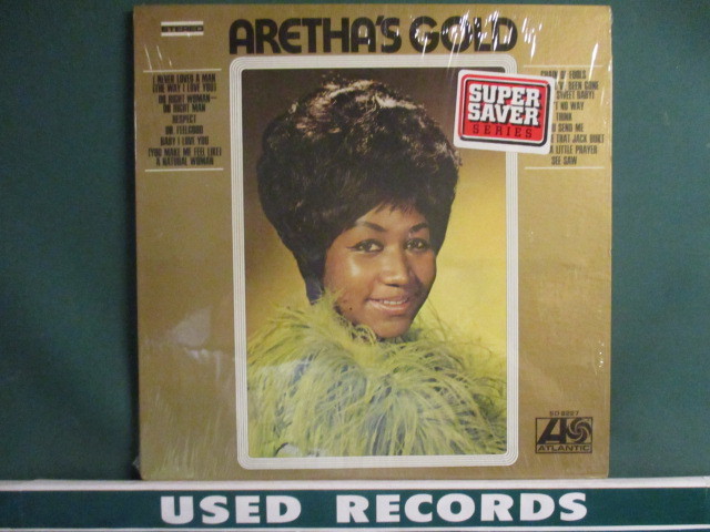 ★ Aretha Franklin ： Aretha's Gold LP ☆ (( 60's Soul / 「Respect」、「Dr.Feelgood」、「Think」収録 / 落札5点で送料当方負担_画像1