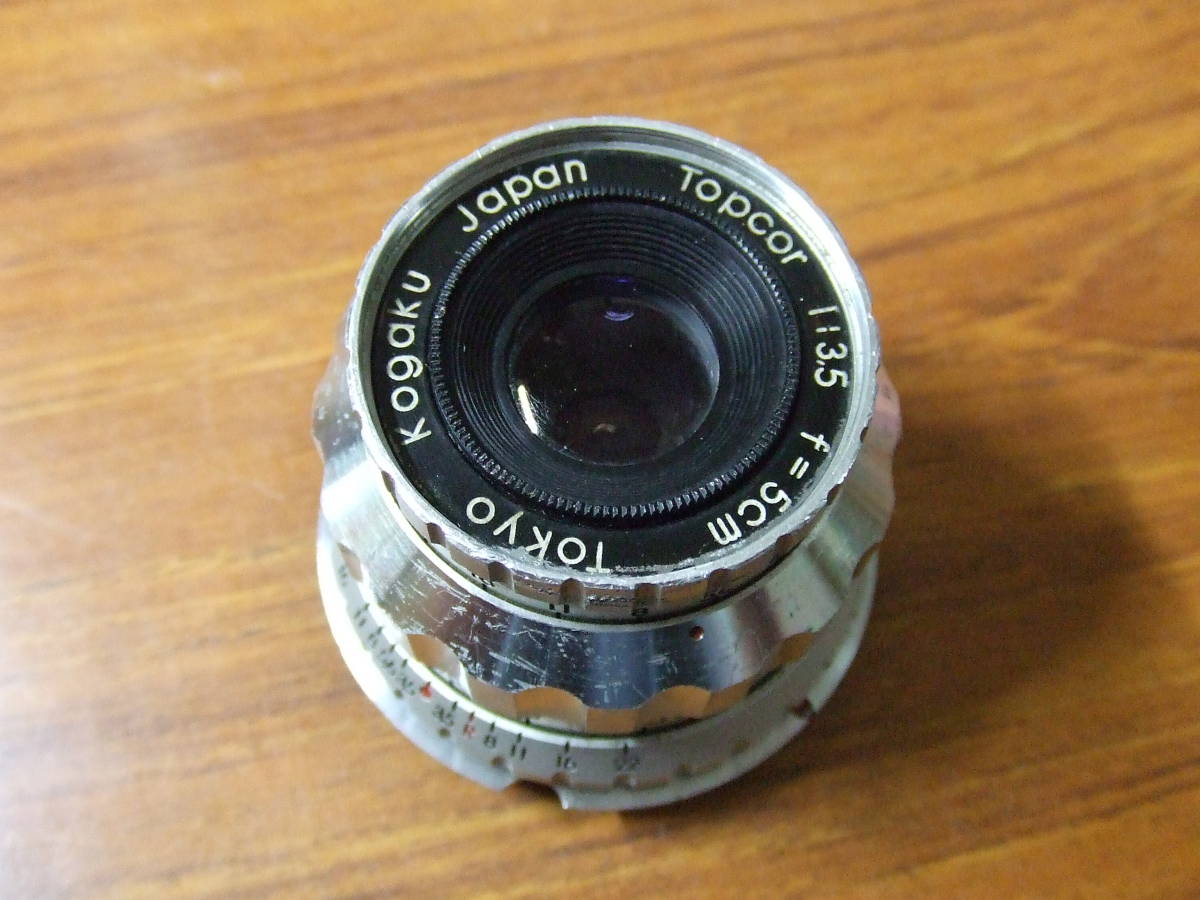 d663 東京光学 Topcor 5cm F3.5 カメラレンズ ライカ用 中古　未確認 ジャンク