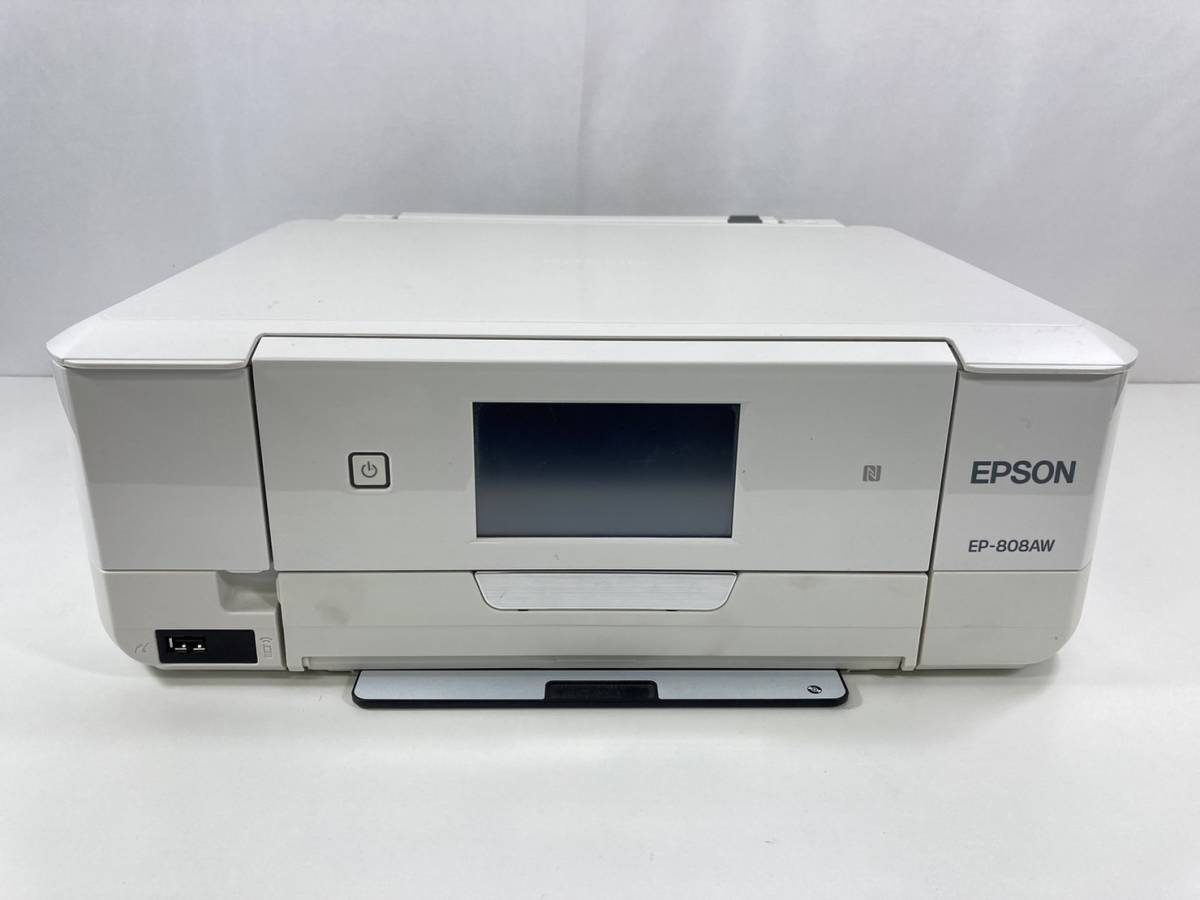 EPSON エプソン インクジェットプリンター EP-808AW ジャンク 通電OK