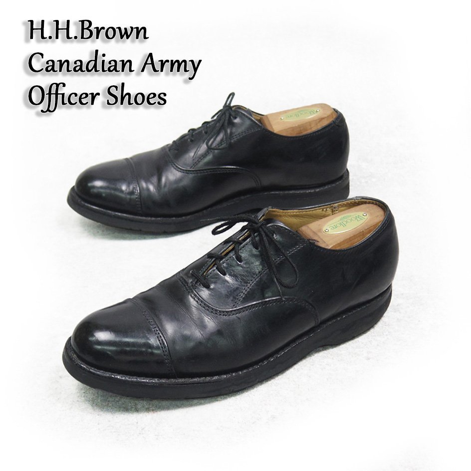 26㎝相当 Officer Shoes H.H.Brown オフィサーシューズ カナダ軍