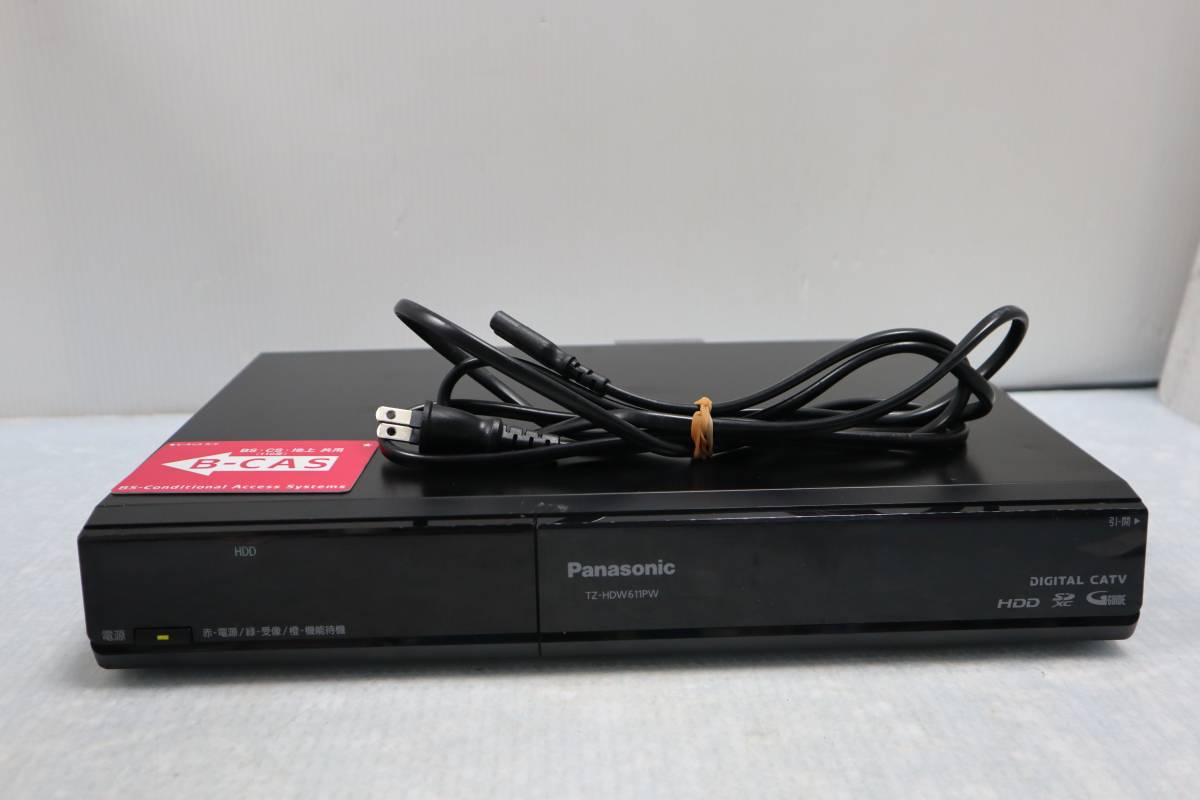 E3607 & Panasonic パナソニック CATVチューナー TZ-HDW611PW HDD1TB