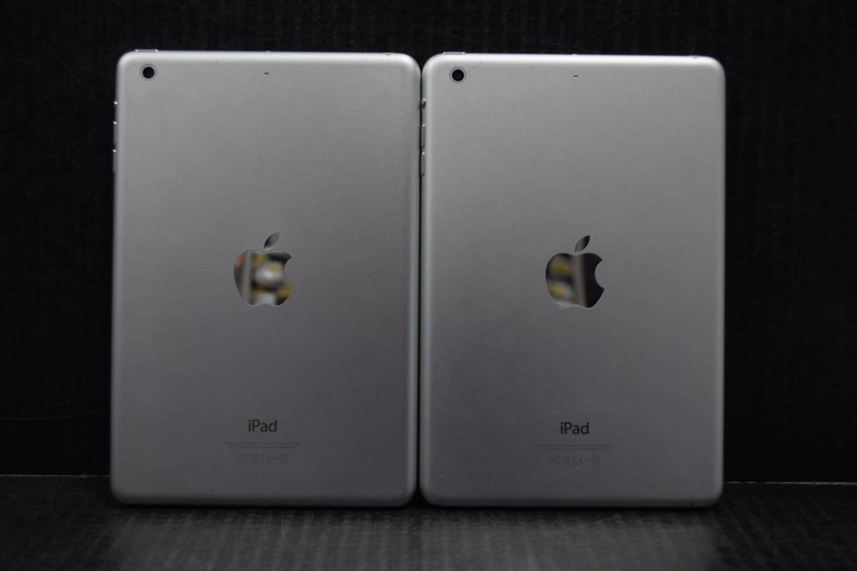 S0388(SLL) & L 2台セット Apple iPad mini2 Wi-Fiモデル 16GB シルバー ME279J/A A1489 タブレット 本体のみ..._画像2