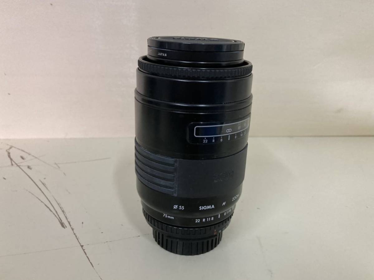 【日本全国 送料込】ジャンク扱い SIGMA AF ZOOM 1:3.8 f=75〜200mm OS2189の画像4