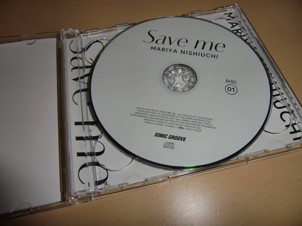 西内まりや　のシングル2曲「Save me」「Let’s start over again」DVD付き_画像2