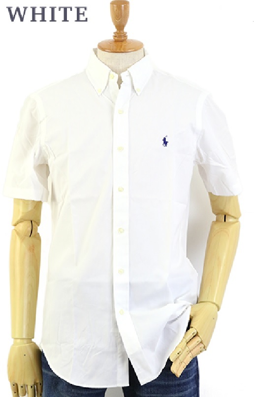 新品 アウトレット 12686 Sサイズ 半袖 シャツ 白 polo ralph lauren ポロ ラルフ ローレン _画像1