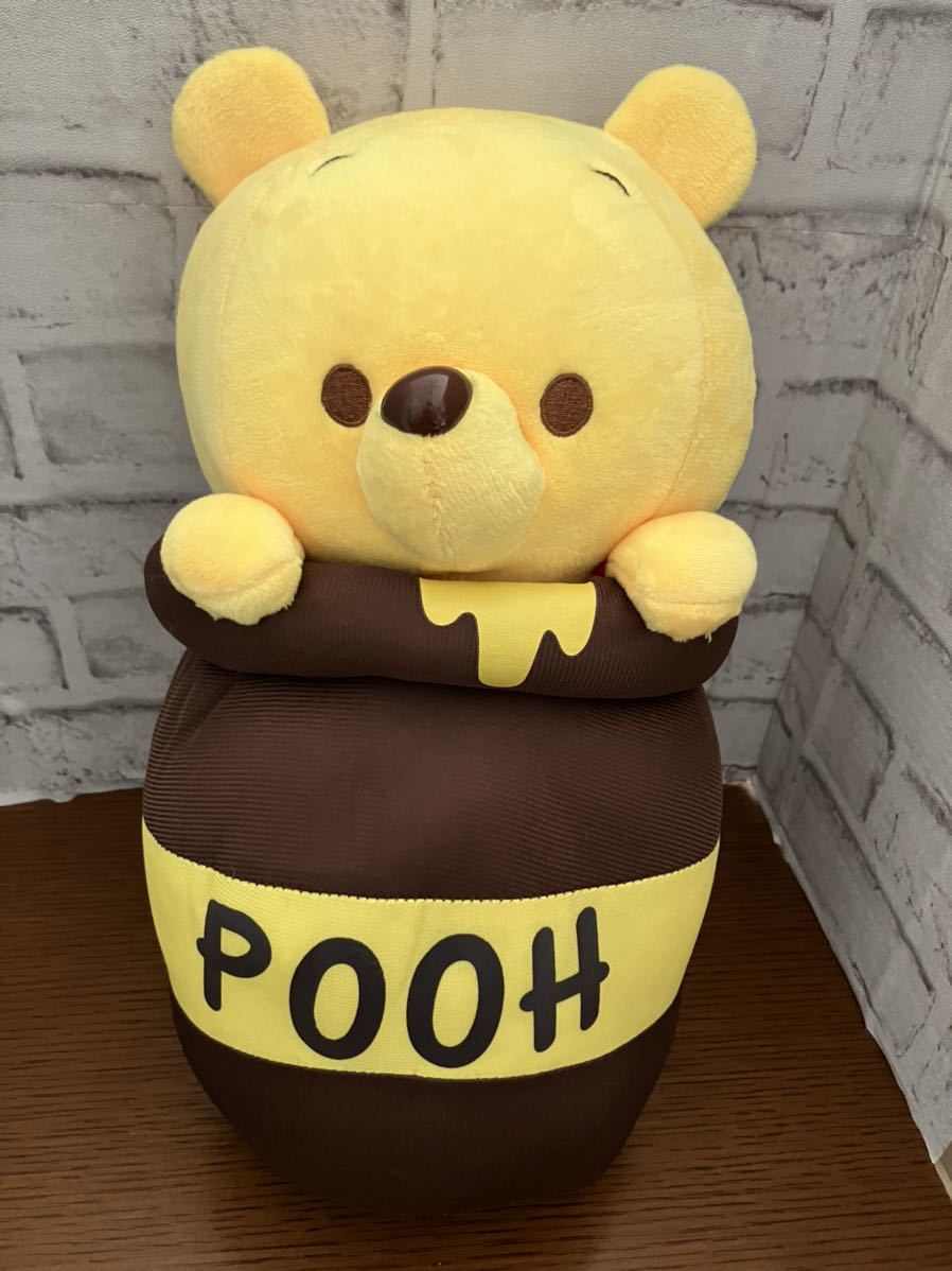 くまのディズニー　プーさん POOH ハニーポットぬいぐるみ　タグ付き_画像2