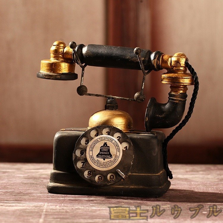  art goods telephone machine antique Showa Retro Vintage dial type retro miscellaneous goods collection 