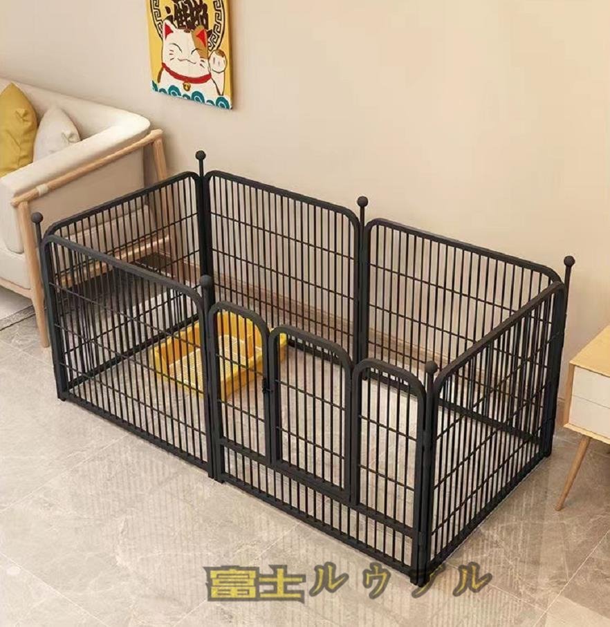 高品質★ 犬フェンスペット犬小屋猫小屋犬用品家柵 長さ60*幅60*高さ70cm_画像1