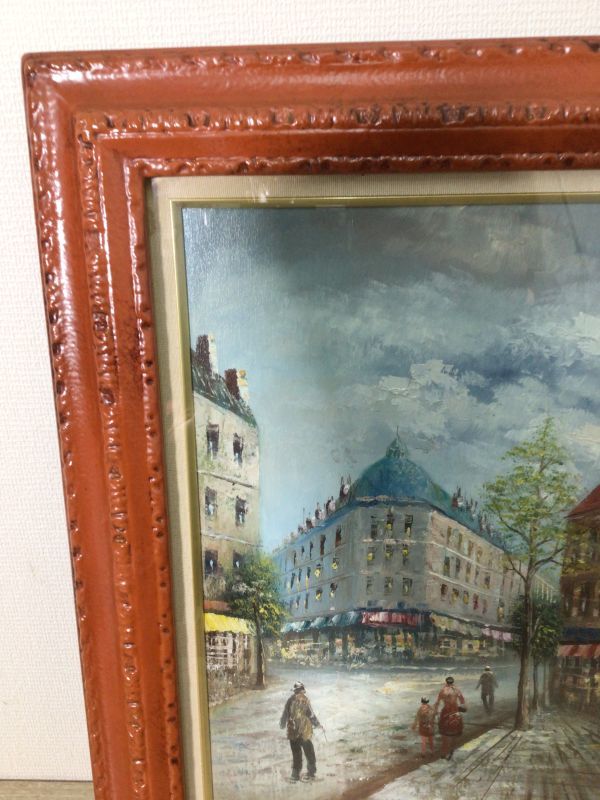 Y.Simon 風景画 額装 油彩画 油絵 絵画 街並み ヨーロッパ Y.Simon 風景画 額装 油彩画 油絵 絵画 街並み ヨーロッパ