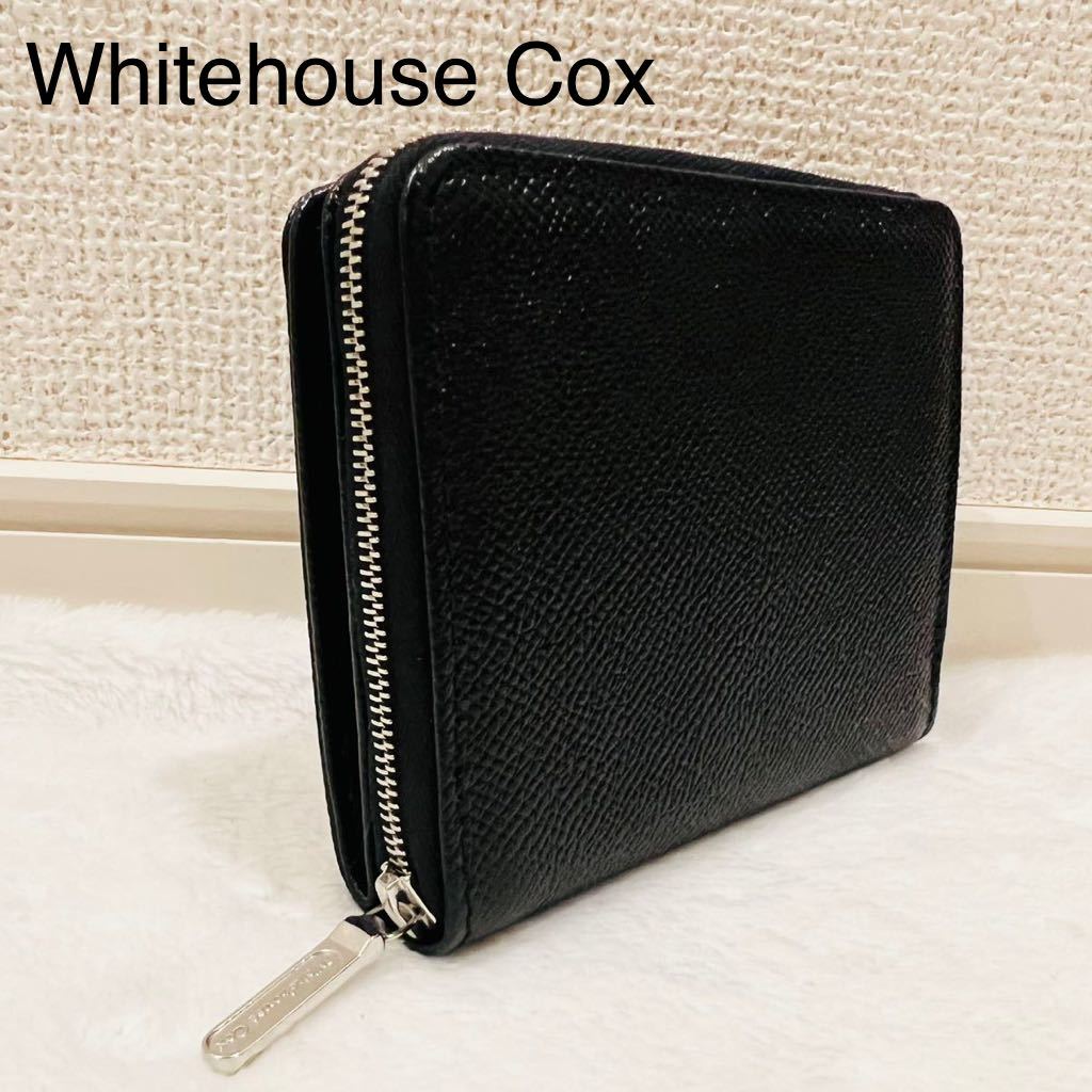 未使用に近い】Whitehouse Cox ホワイトハウスコックス 二つ折り財布