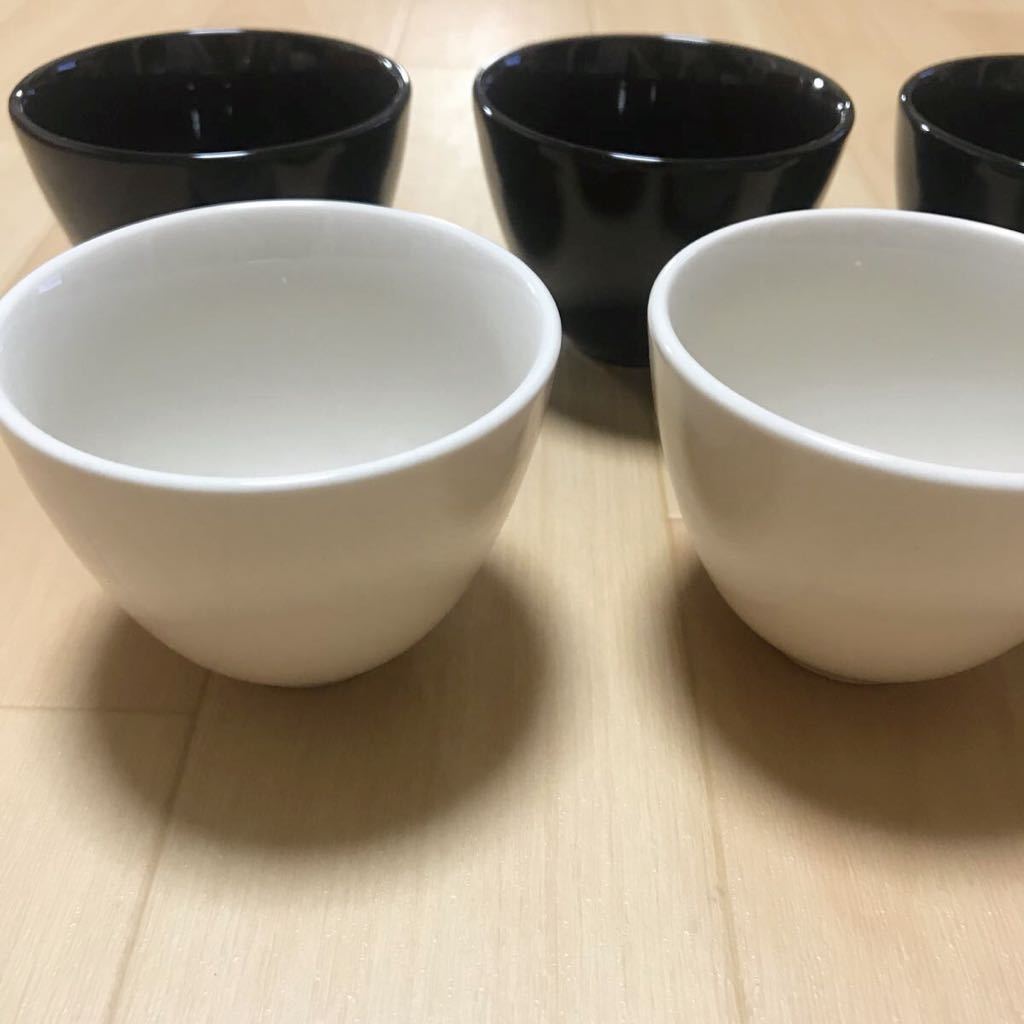 a45 食器　未使用品　新品　6客セット　シンプル コップ に　お椀に　お茶碗に　5客 小鉢に　深鉢　中華　茶碗_画像2