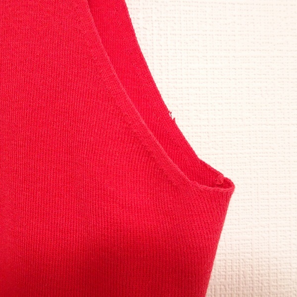 #wnc is na emo liHANAEMORI ensemble 40 red orange knitted lady's [824699]