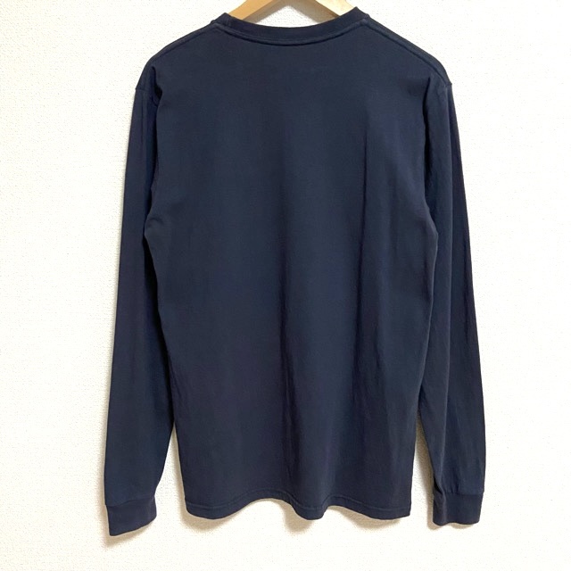 #anc ステューシー stussy カットソー ロンT プリント L 紺 メンズ [817460]_画像2