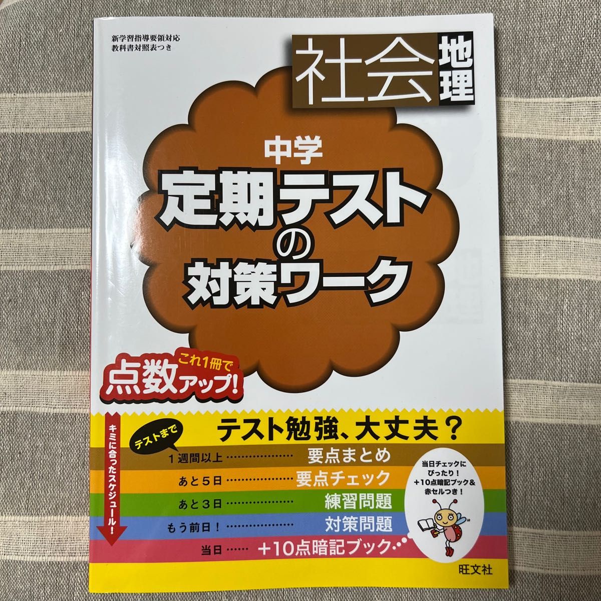 中学 定期テストの対策ワーク 社会地理／旺文社 (編者)