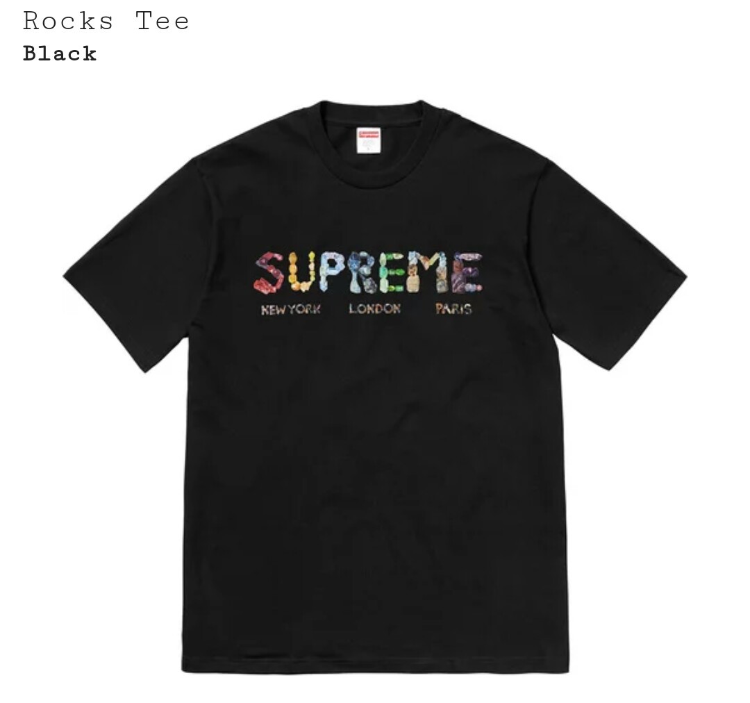 Sサイズ!シュプリーム Rocks Tee 新品未使用!国内正規品!半タグ付