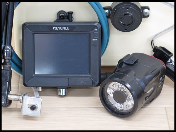 ○2) KEYENCE/キーエンス 照明一体型画像判別センサ IVシリーズ センサ 