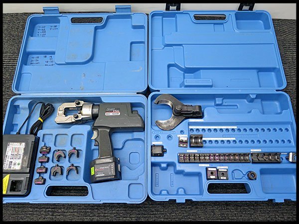 △泉精器充電油圧式多機能工具REC-150EM1 12V アタッチメント多数圧着