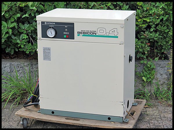 △B) HITACHI/日立工機 オイルフリー ベビコン エア △B) HITACHI/日立工機 オイルフリー ベビコン エア