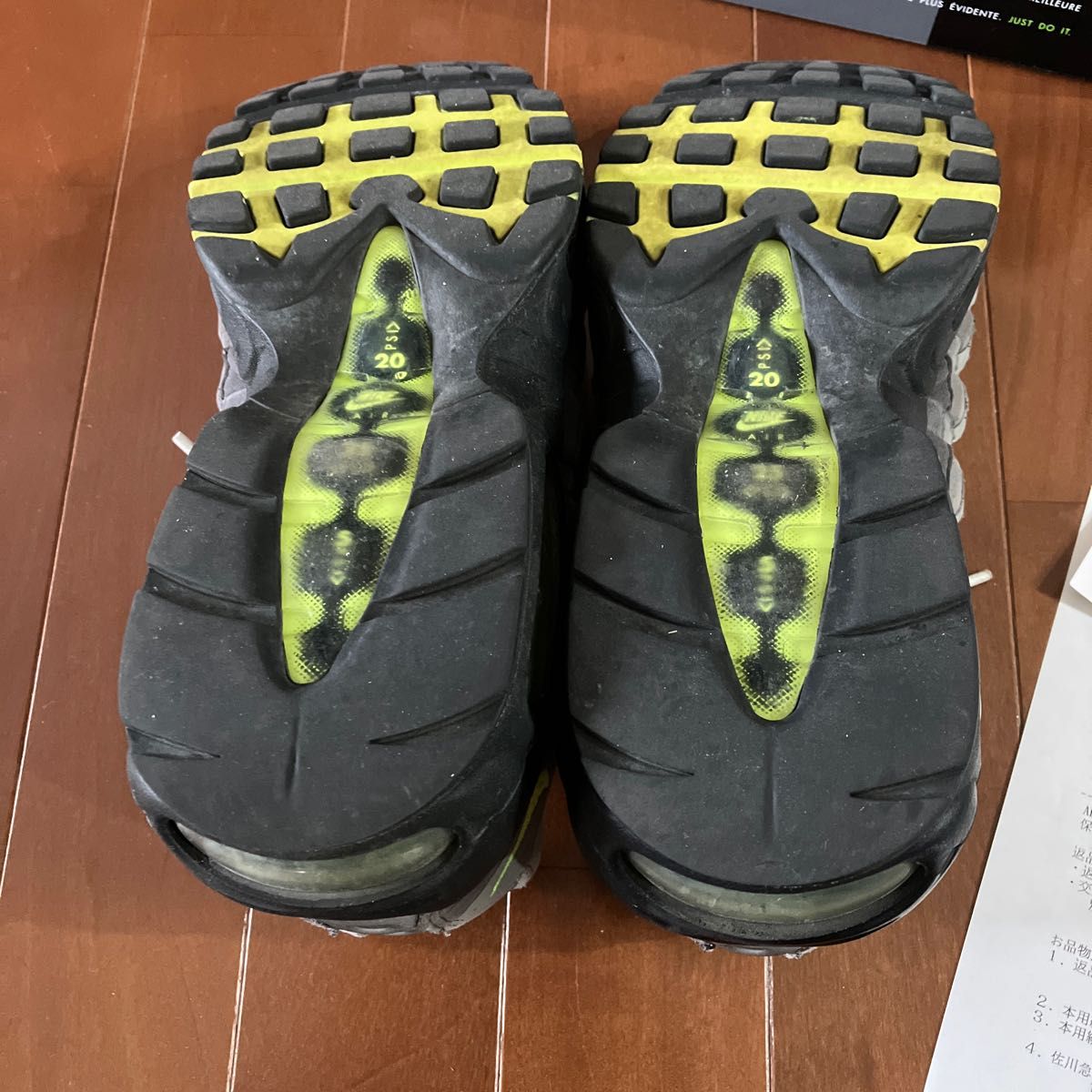 美品 2018復刻 NIKE AIR MAX 95 OG YELLOW GRADATION イエロー 美品 2018復刻 NIKE AIR MAX 95 OG YELLOW GRADATION イエロー