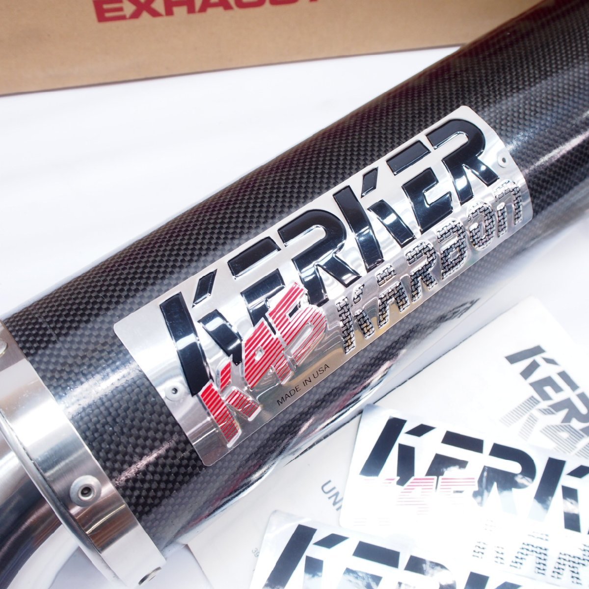 KERKER K45カーボン サイレンサーGSX-R1100 GS1200SS GSF1200バンディット イナズマ ゼファー1100 750_画像2