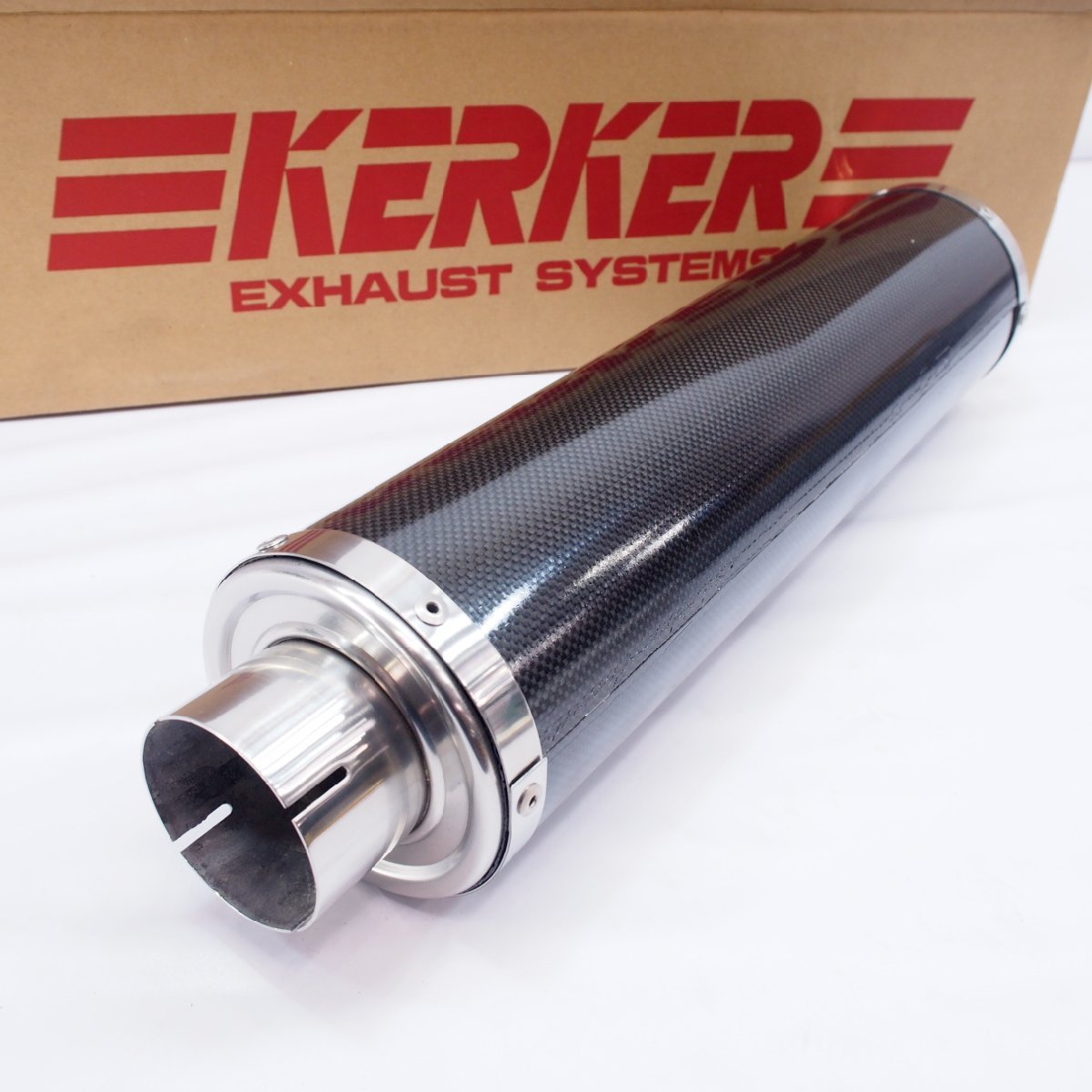 KERKER K45 carbon silencer FZ-1 feather XJR1200 XJR1300 FJ1100 XJ750 FZR1000 FZS1000 FZR400 SRX400 SR400