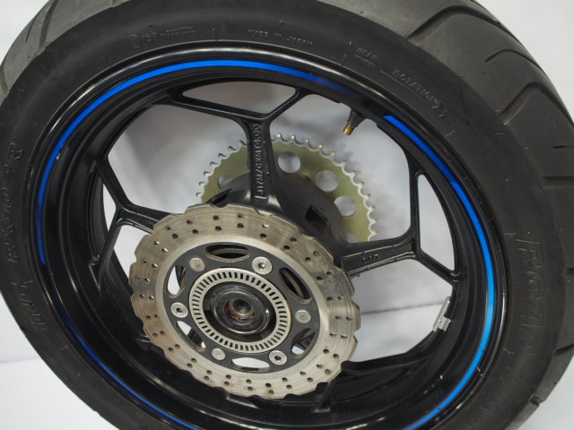 ニンジャ250 ABS純正リアホイール後ろホイール13-17年 EX250L R-0615 17x4.00 NINJA250 交換ベースに_画像2