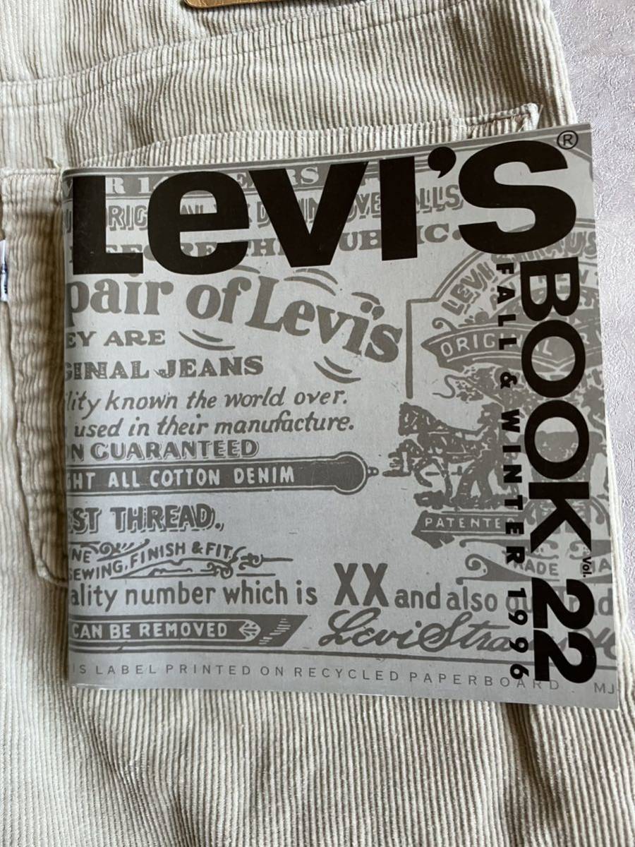 即決 W31 リーバイス Levi's 90's 515-15 ストレート コーデュロイ CORDS 日本製 廃盤 オールド 1996年製 秋冬 ホワイトタブ スモールe_画像2