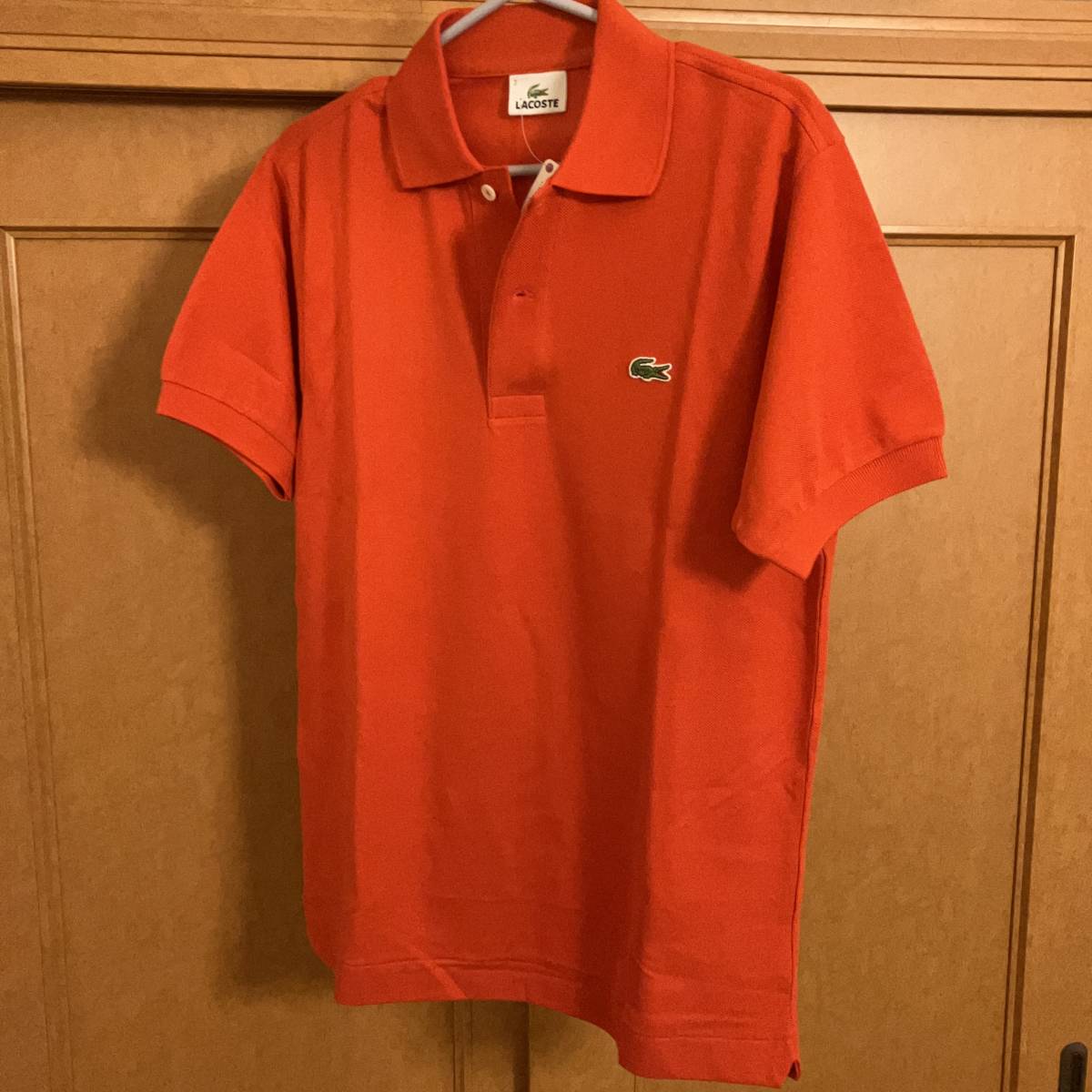 【新品タグ付き】ラコステ ポロシャツ サイズ2 オレンジ　L1212 LACOSTE_画像1