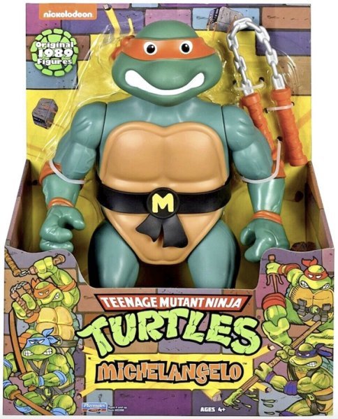 プレイメイツ タートルズ ジャイアント ミケランジェロ フィギュア Playmates TMNT ミュータントタートルズ MICHELANGELO_画像1