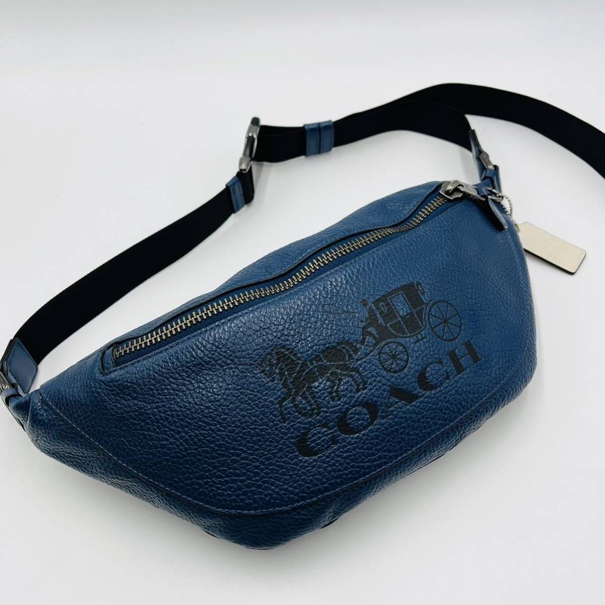 1円入手困難・美品COACH ウエストポーチ ショルダー ワン