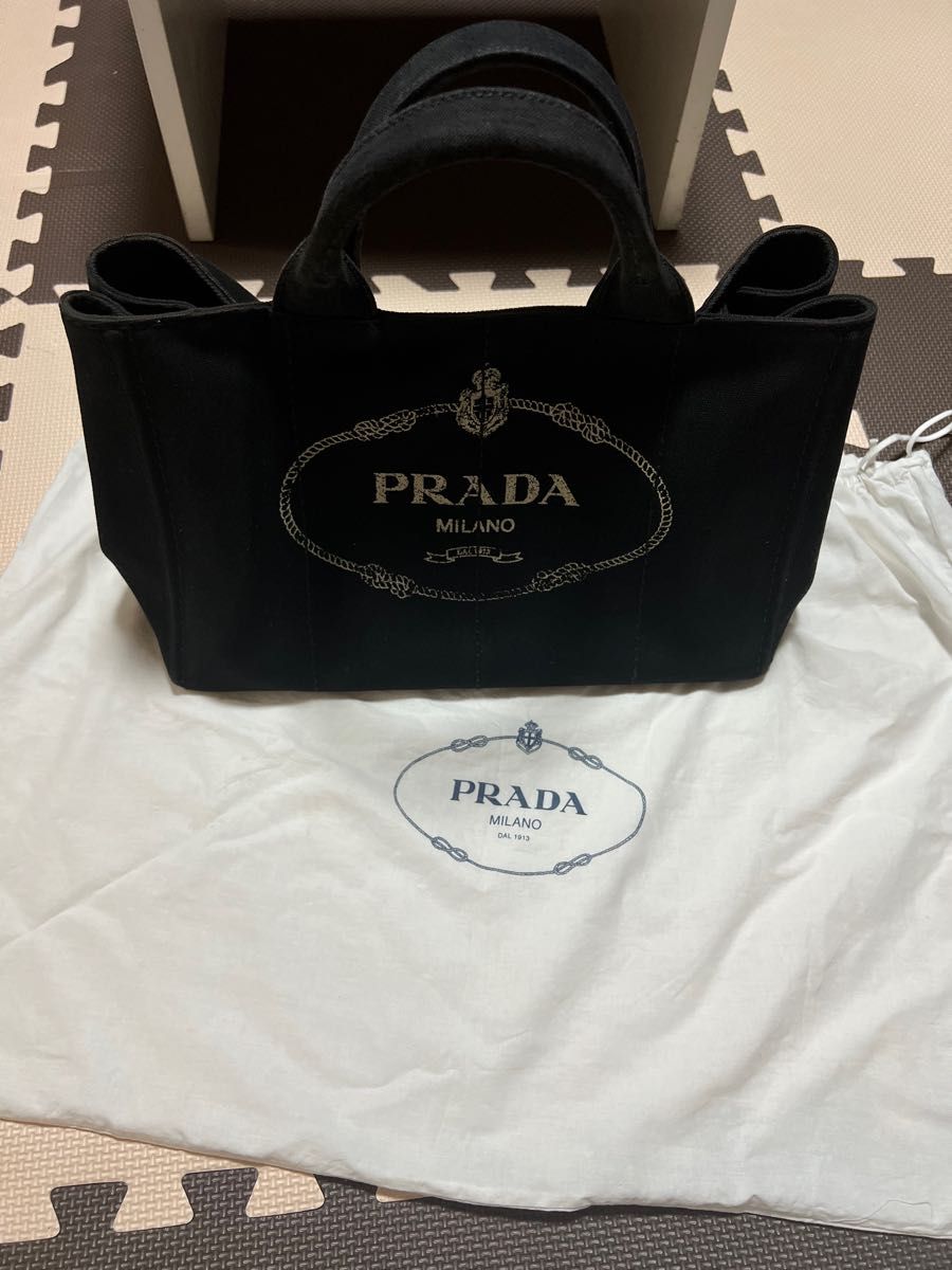 PRADA プラダ カナパ M トートバッグ ブラック|Yahoo!フリマ(旧