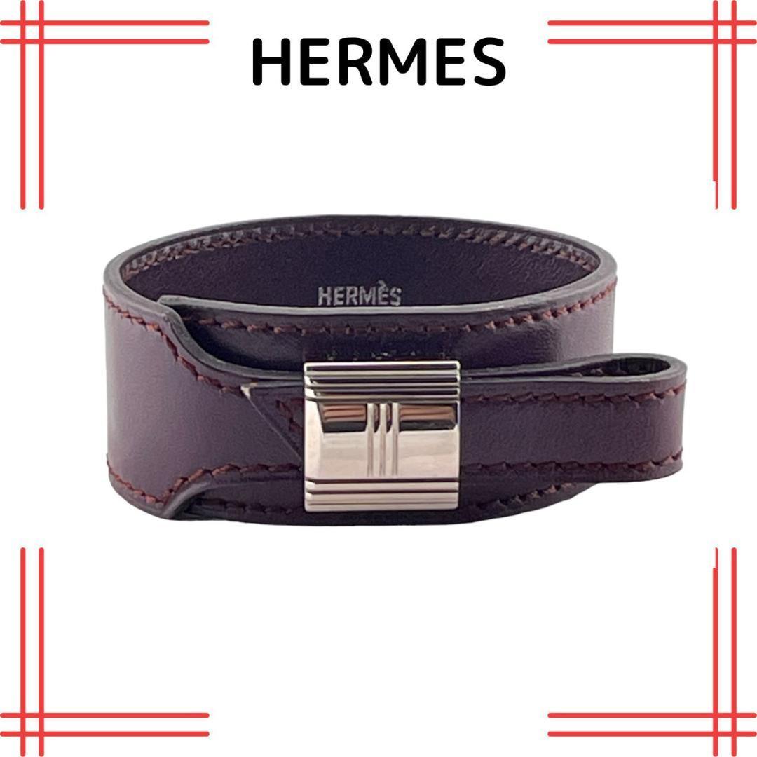 エルメス HERMES アルテミス ブレスレット ユニセックス シルバー金具-