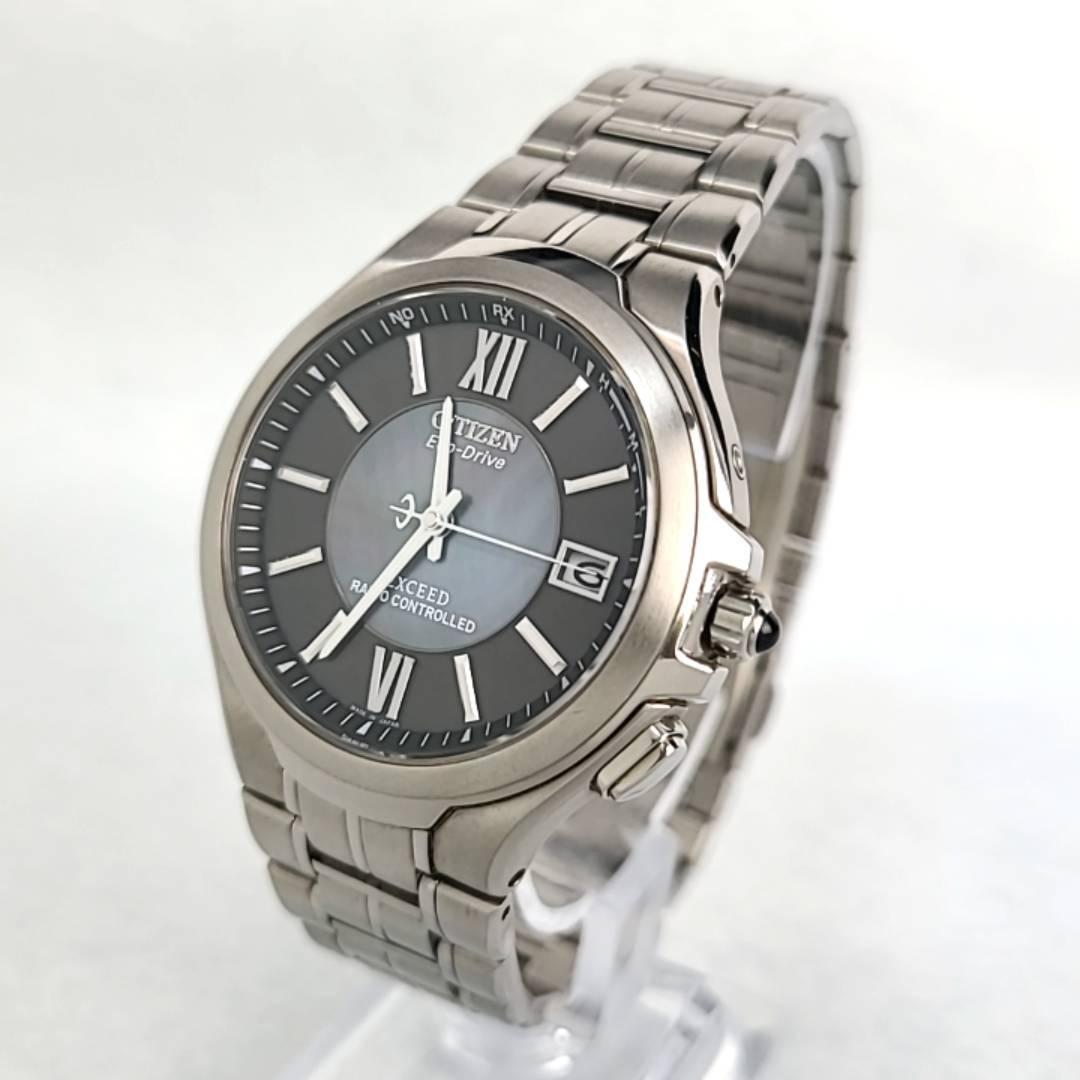 極美品稼働品】シチズン CITIZEN エクシード EBG74-2061 H410 チタン