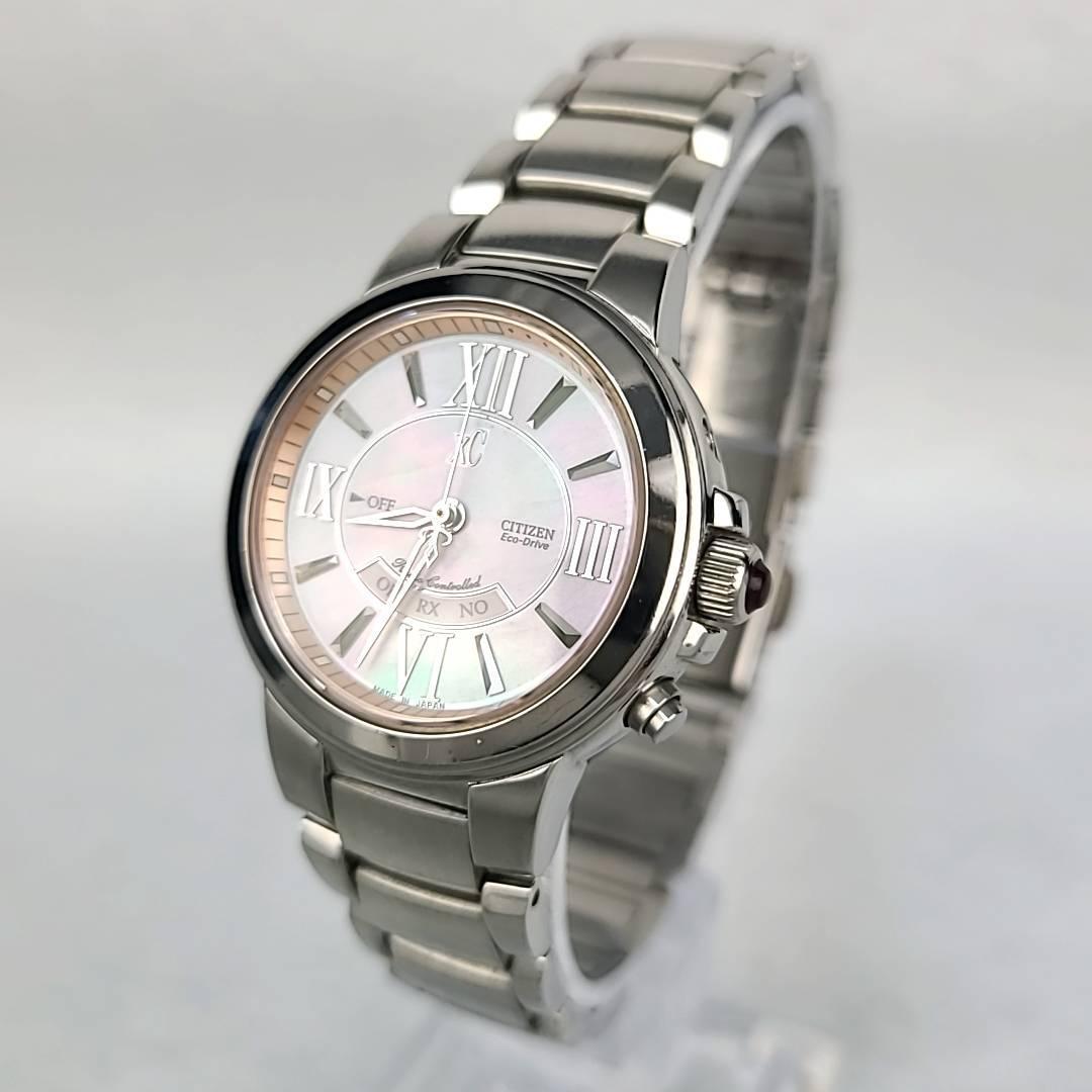 美品稼働品】シチズン CITIZEN クロスシー 電波ソーラー H330 美品稼働品】シチズン CITIZEN クロスシー 電波ソーラー H330