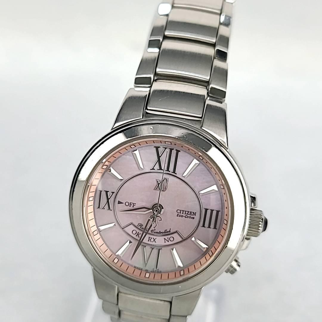 美品稼働品】シチズン CITIZEN クロスシー 電波ソーラー H330 美品稼働品】シチズン CITIZEN クロスシー 電波ソーラー H330