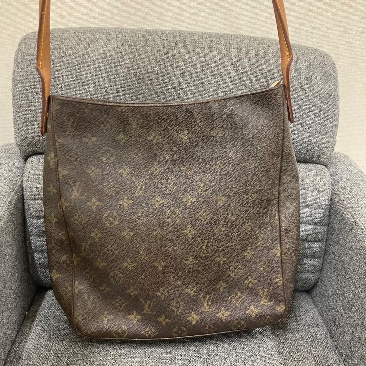 LOUIS VUITTON ルイヴィトン モノグラム ルーピングGM ショルダーバッグ トートバッグ ハンドバッグ レディース 