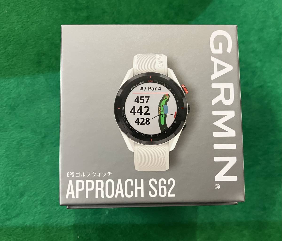 名作 S62 APPROACH GARMIN/ガーミン ラウンド2回使用のみ ホワイト