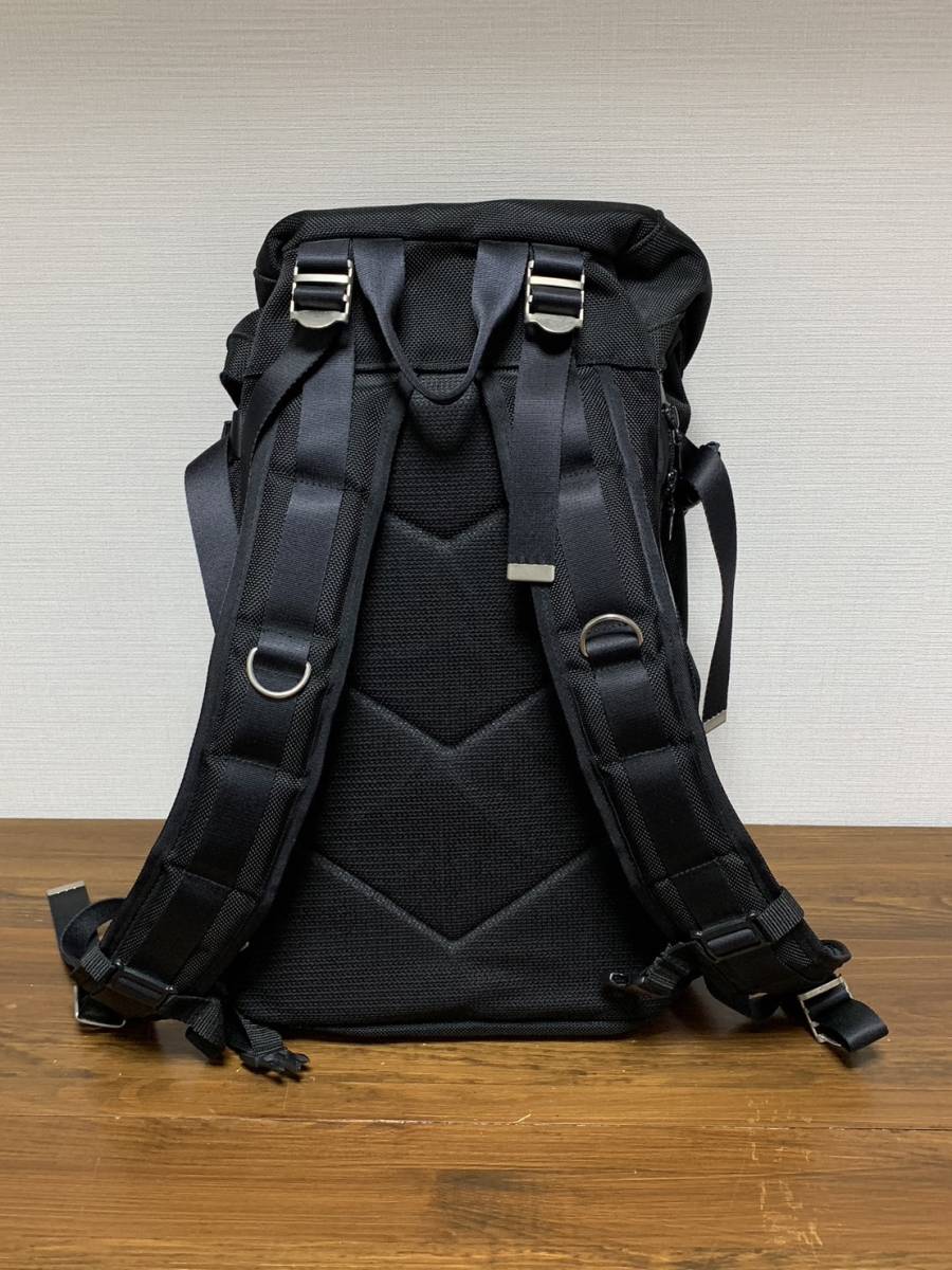 [narifuri] 定価35,200 BACK PACK スーパーハードナイロン バックパック リュック S ブラック NF456 日本製 ナリフリ_画像2