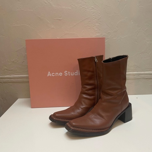 ACNE STUDIOS アクネ ストゥディオズ カーフブーツ size24cm 【代官山07】_画像1