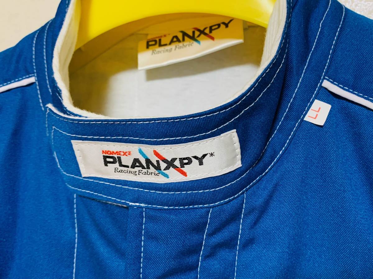 PLANXPYノーメックス レーシングスーツ LLサイズ CIK公認モデル ブルー 未使用 ドライビングスーツ_画像6