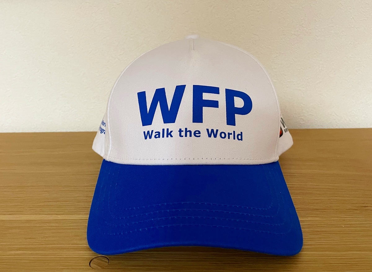  【激安1点のみ 希少】WFP ウォーク・ザ・ワールド 国連世界食糧計画 チャリティーウォーク 記念品 キャップ 帽子 NISSIN 日清 USED_画像3