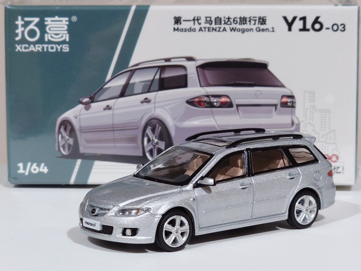新品未開封】拓意 XCARTOYS 1/64 MAZDA 6 アテンザ ワゴン 新品未開封】拓意 XCARTOYS 1/64 MAZDA 6 アテンザ ワゴン