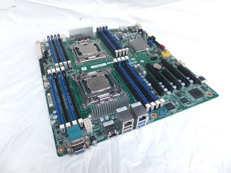 GIGABYTE GA-7WESV REV:2.1 LGA2011-V3 Dual Xeon motherboard (E5-V3/V4 Family correspondence ) E5-2603V4x2 piece attaching operation screen have 