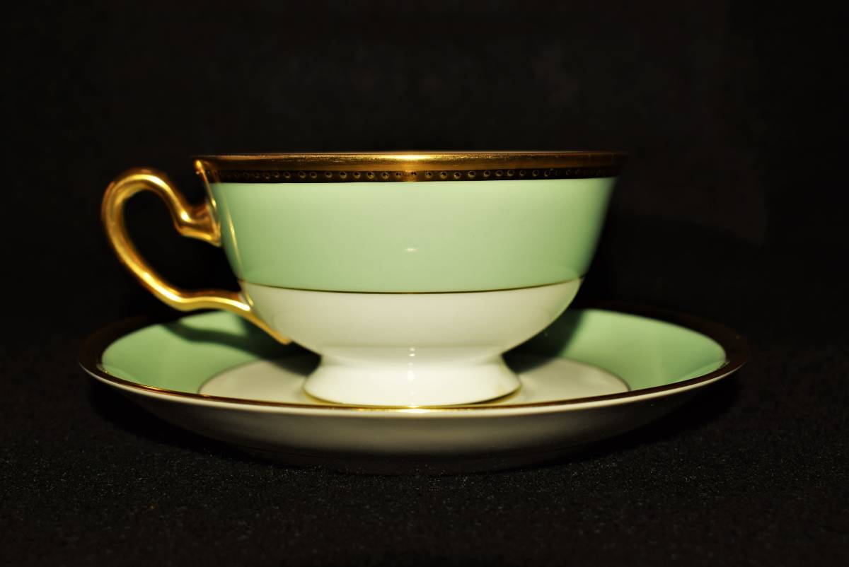 日本製】 大倉陶園 メイグリーン カップ＆ソーサー cup＆saucer